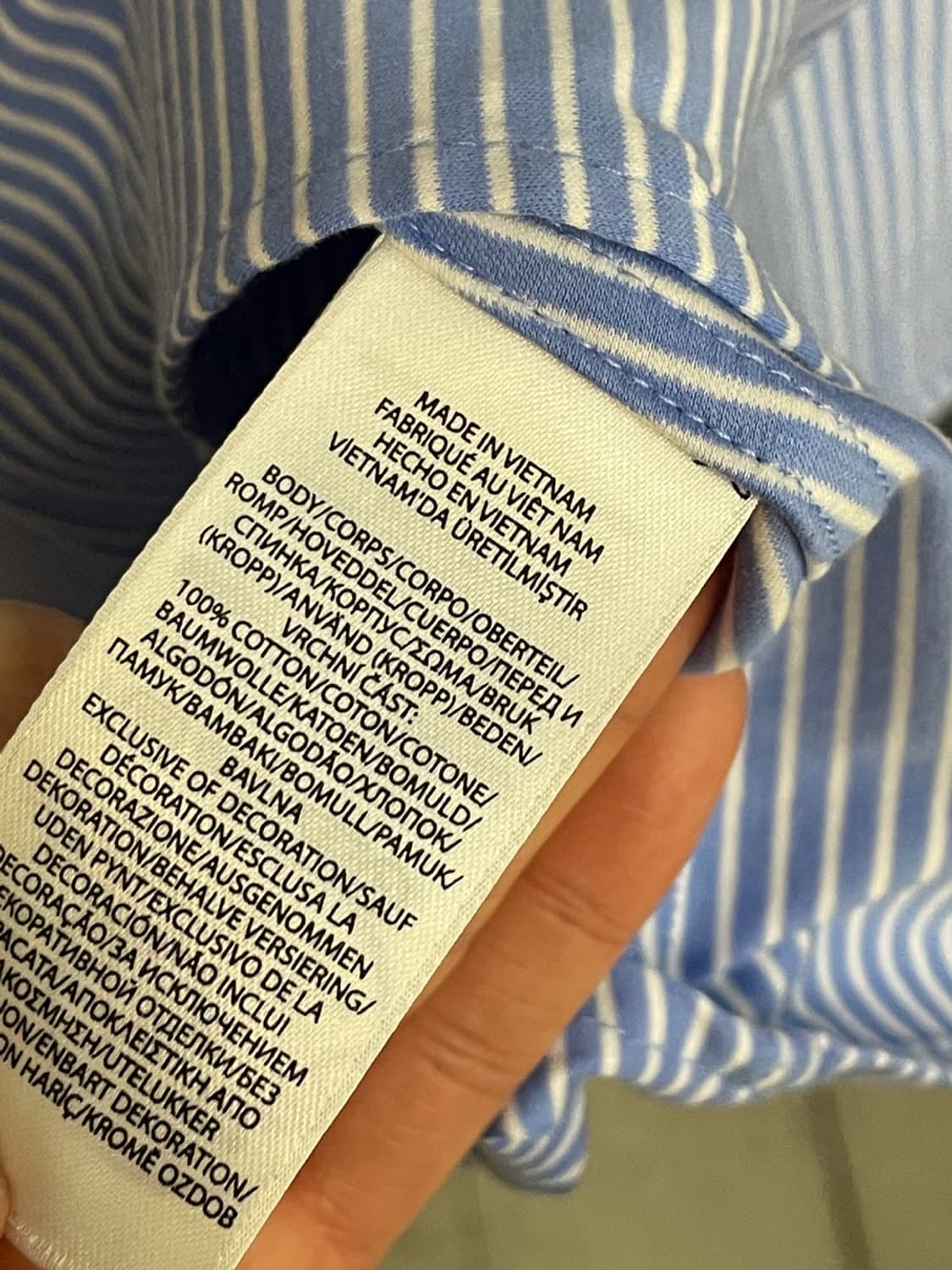 폴로 랄프로렌 스트라이프 니트 드레스 셔츠 상품이미지4