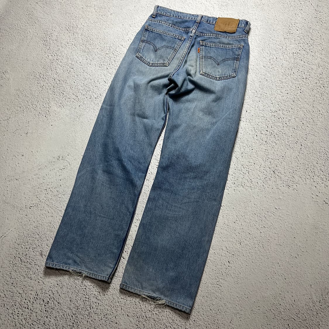 Vintage 90s Levi's 612 Orange Tab Jeans 상품이미지1