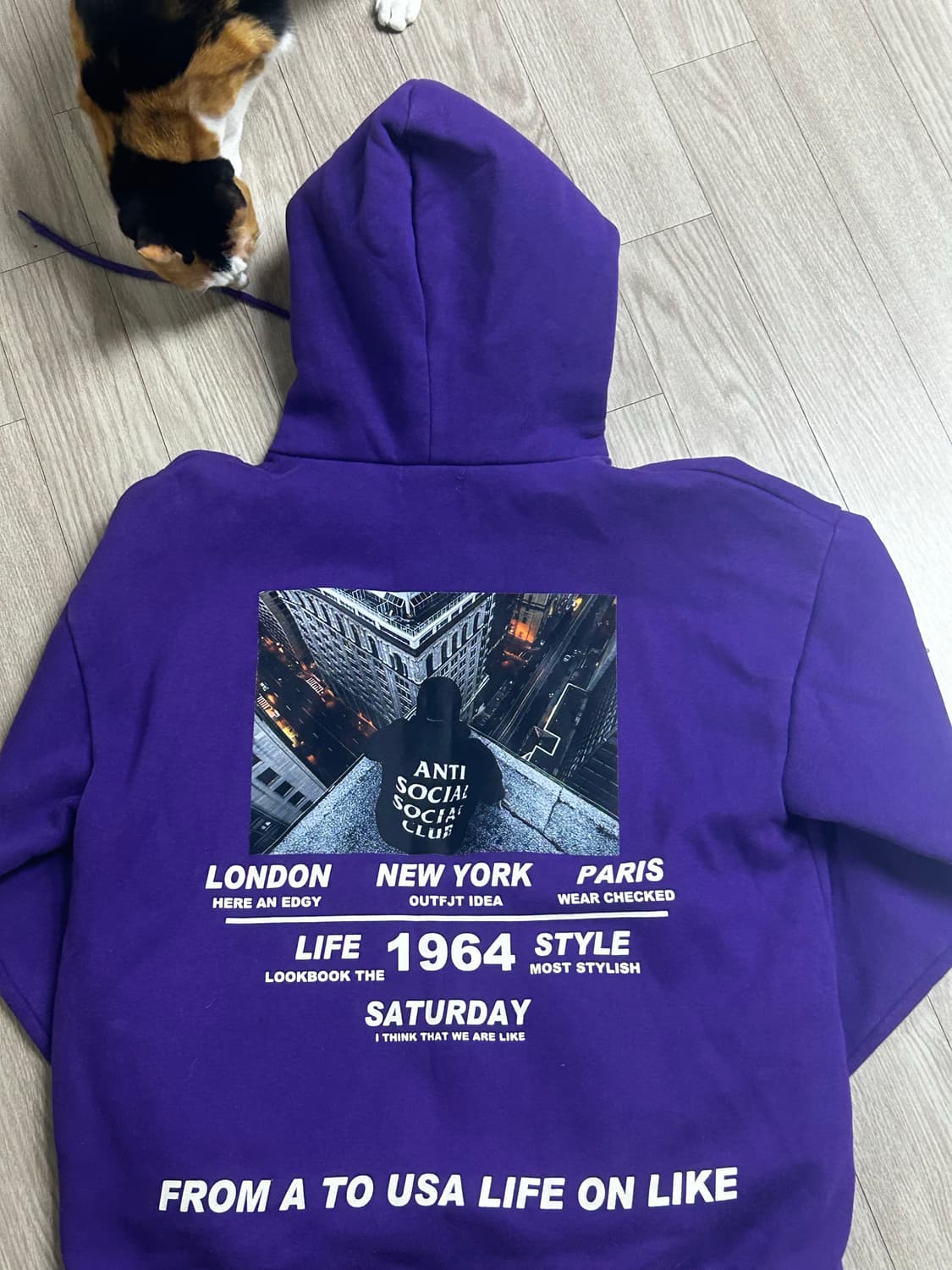 퍼플 후디 상품이미지1