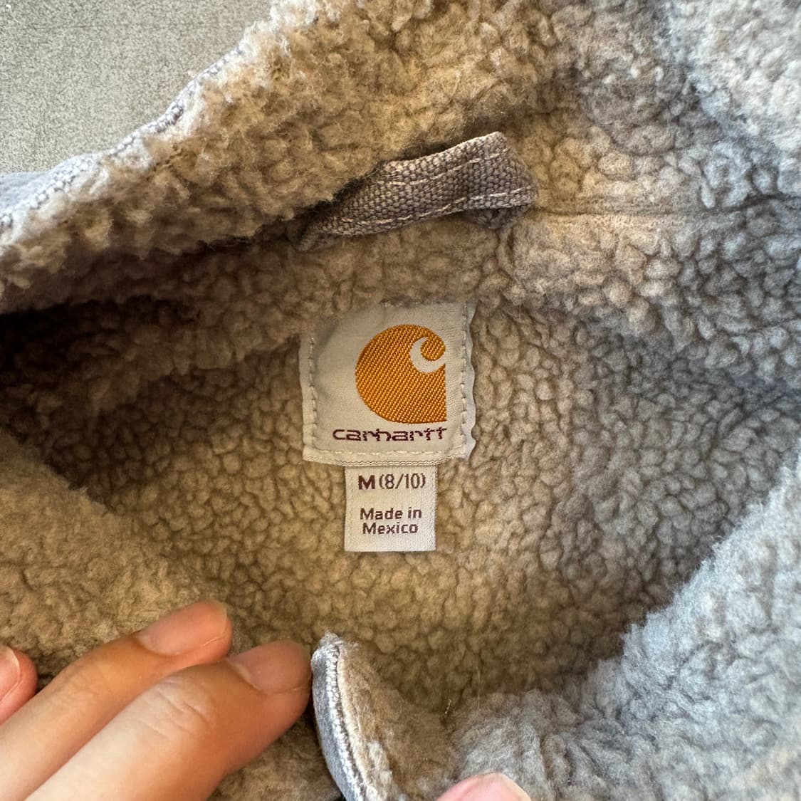 칼하트 정품 라이트퍼플 쉐르파 베스트 자켓 상품이미지5