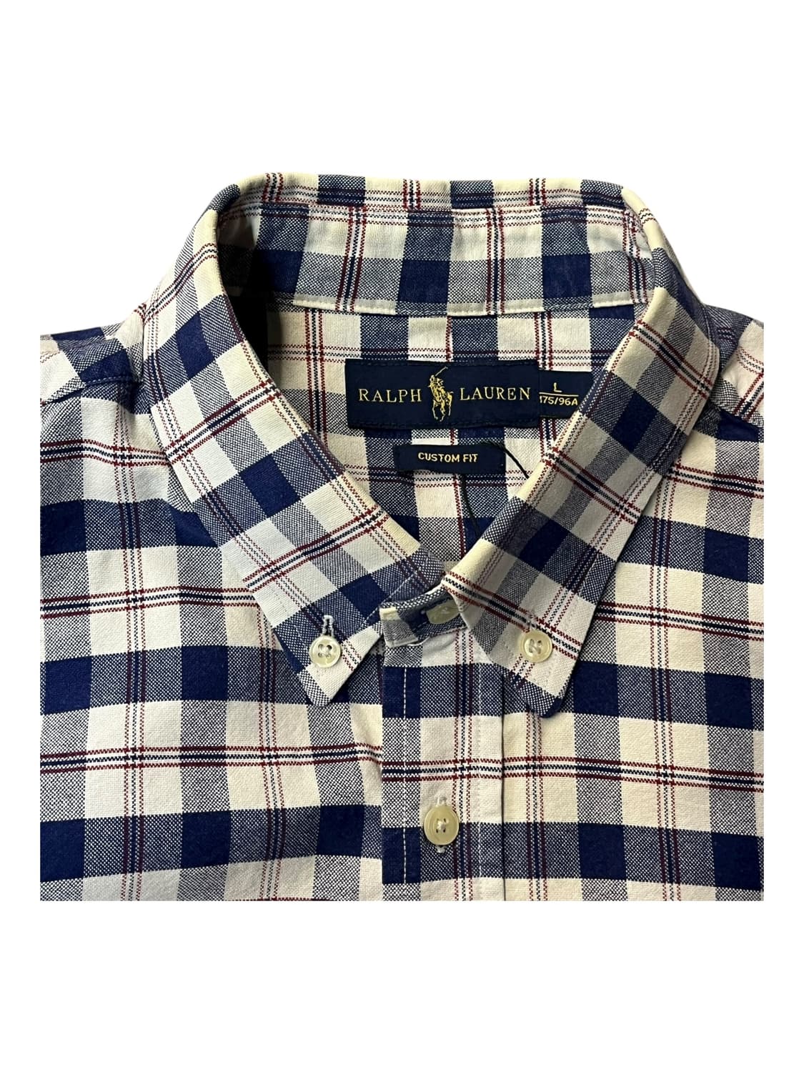 폴로 랄프로렌 체크 셔츠 네이비 L #csz1927 상품이미지4