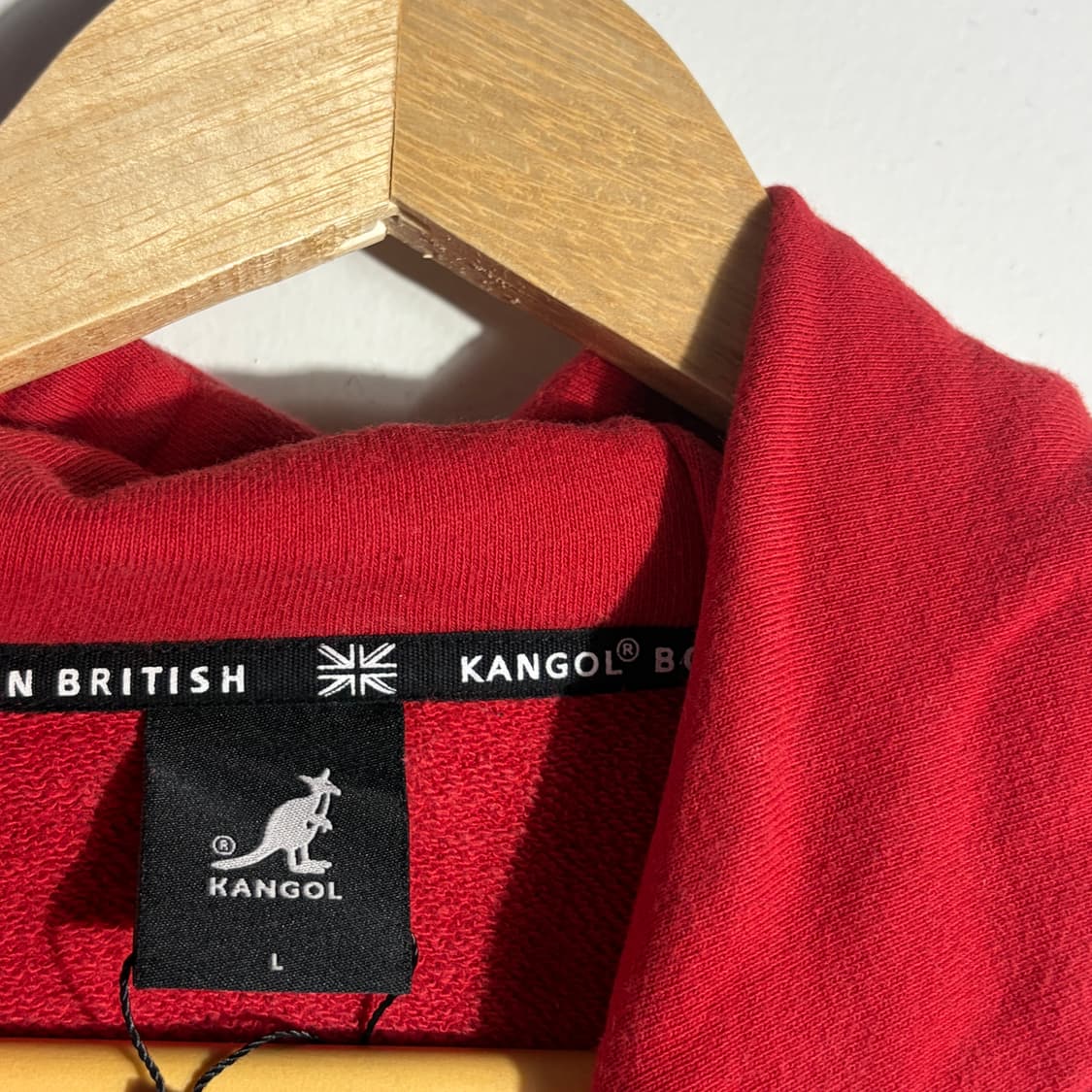 캉골 레드 후드티 (무료배송) 상품이미지3