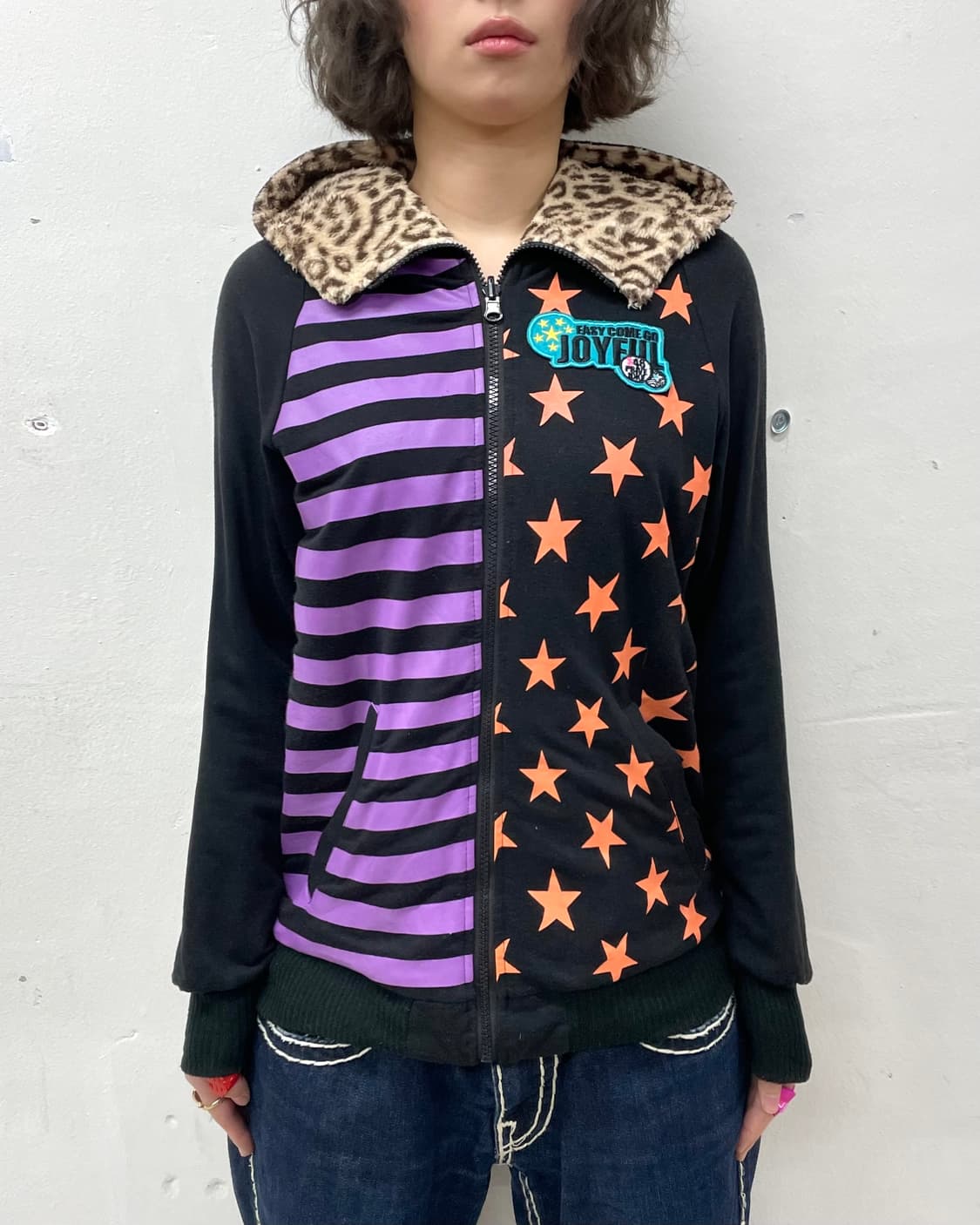 Jam Orange Leopard Reversible HoodZip-Up 상품이미지2