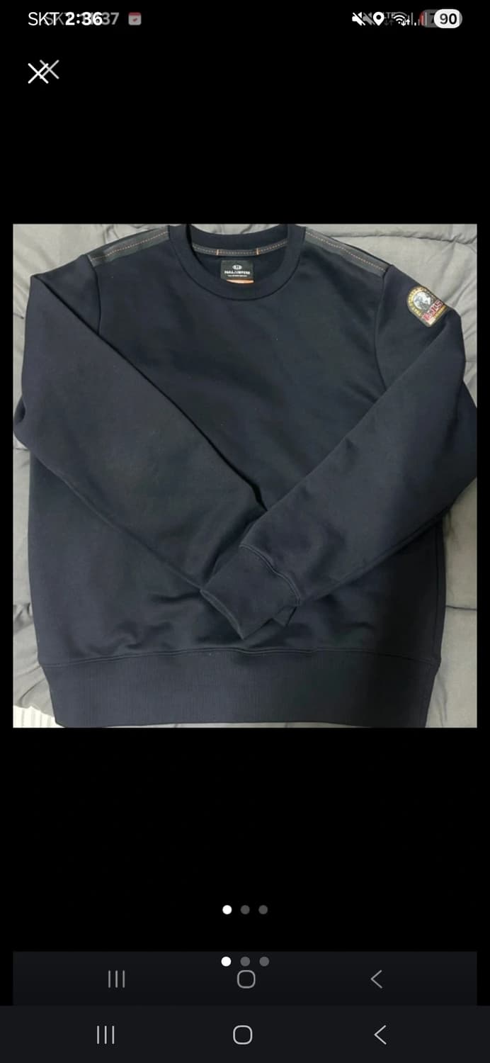 파라점퍼스 맨투맨 네이비 M 상품이미지1