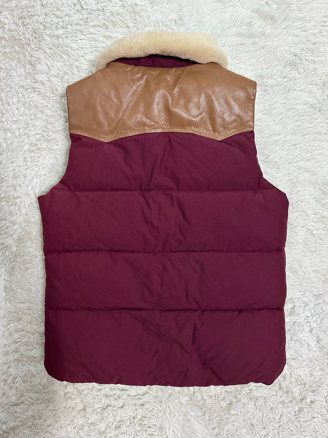 펜필드 60/40 패딩 조끼 L 버건디 상품이미지7