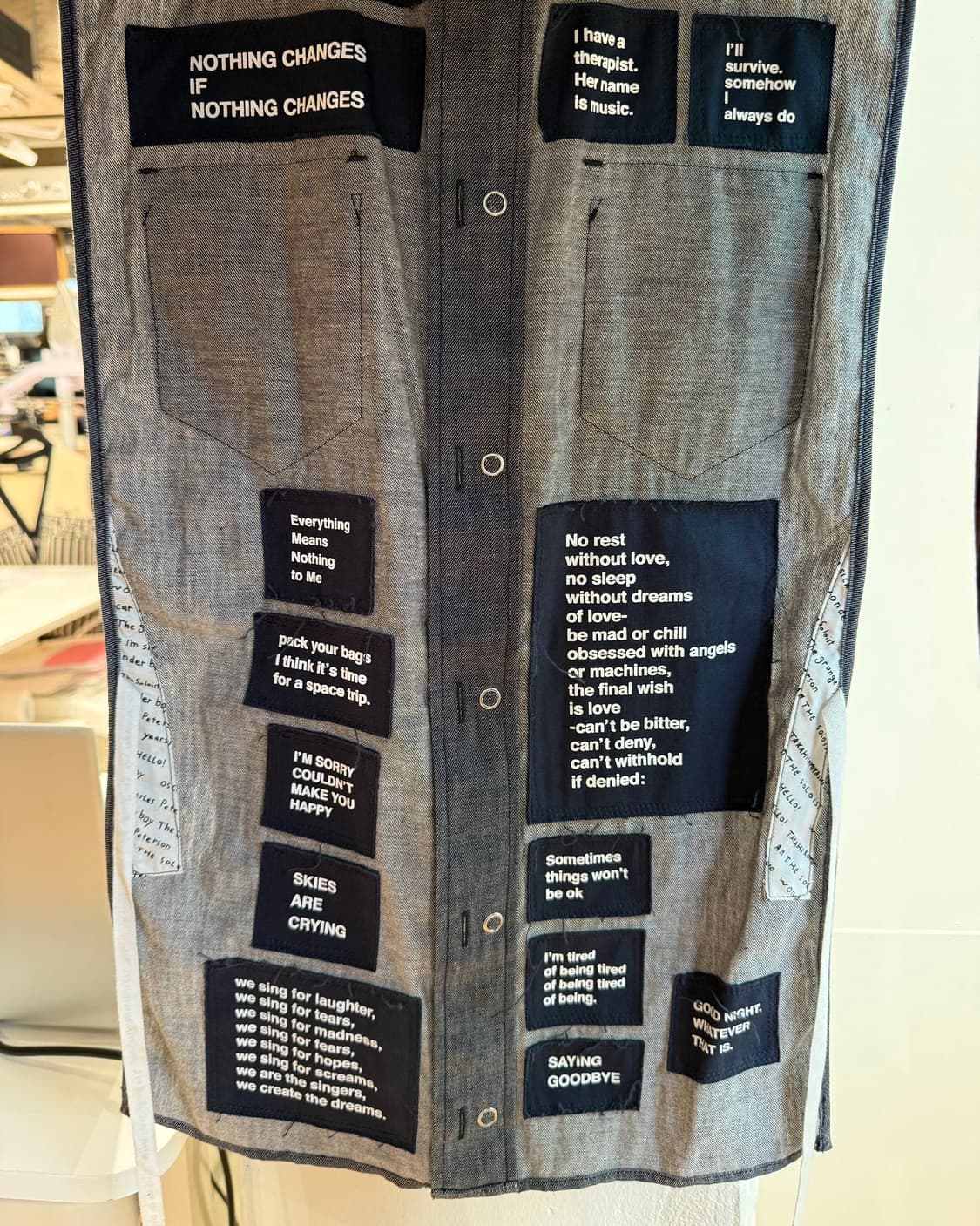 타카히로미야시타 더 솔로이스트 19SS 커트코베인 180도 리버시블 셔츠 상품이미지6