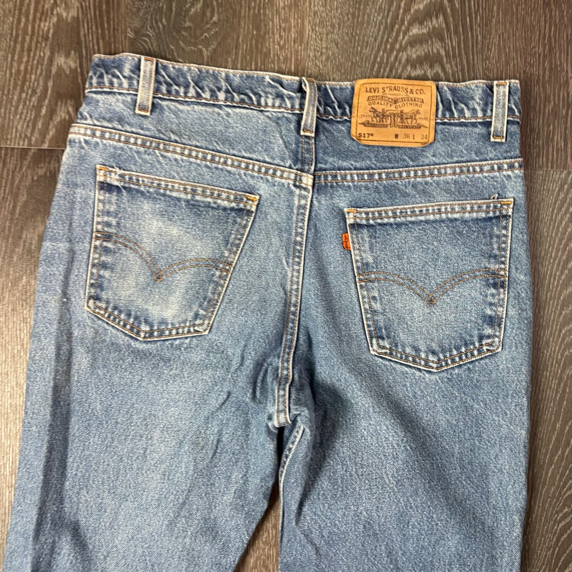 [36/34] 🇺🇸USA 90s 리바이스 517 오렌지탭 중청 연청 상품이미지8