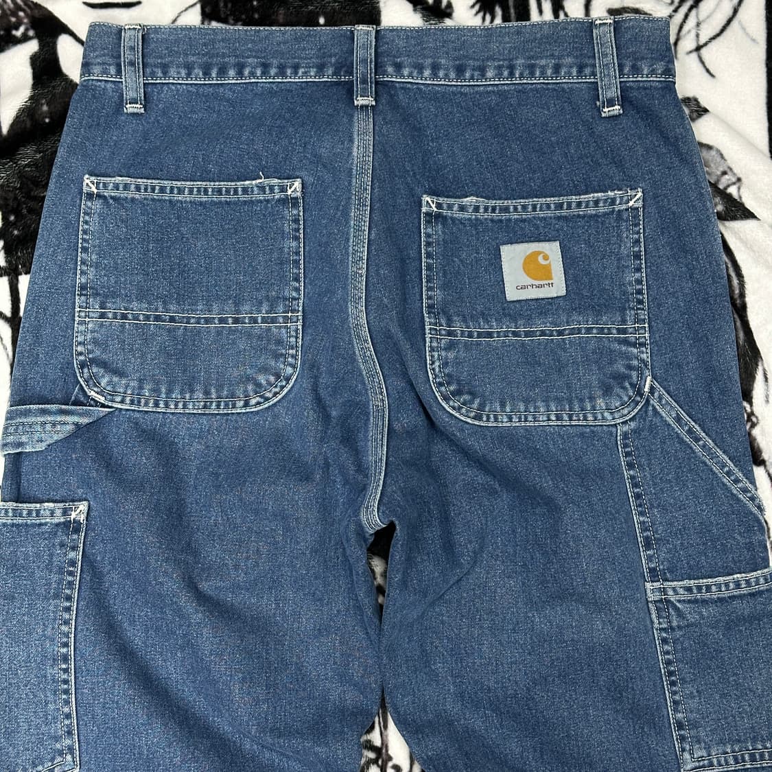 칼하트 싱글니 중청 데님팬츠 상품이미지7