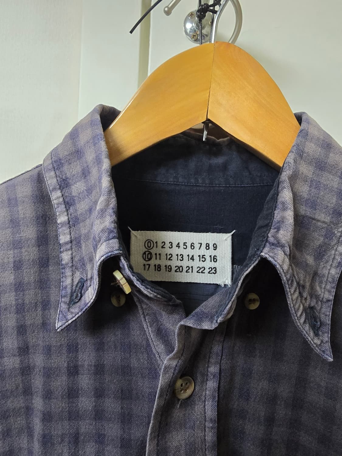 마르지엘라 아티저널 체크 셔츠 상품이미지1