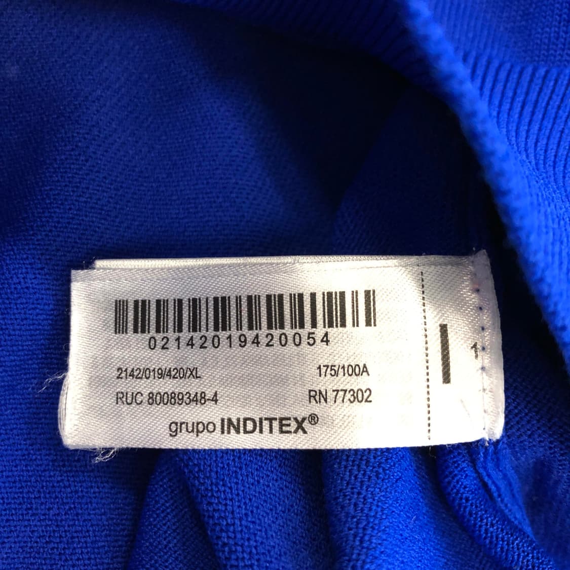자라 니트카라티 여성 XL 딥블루 상품이미지5