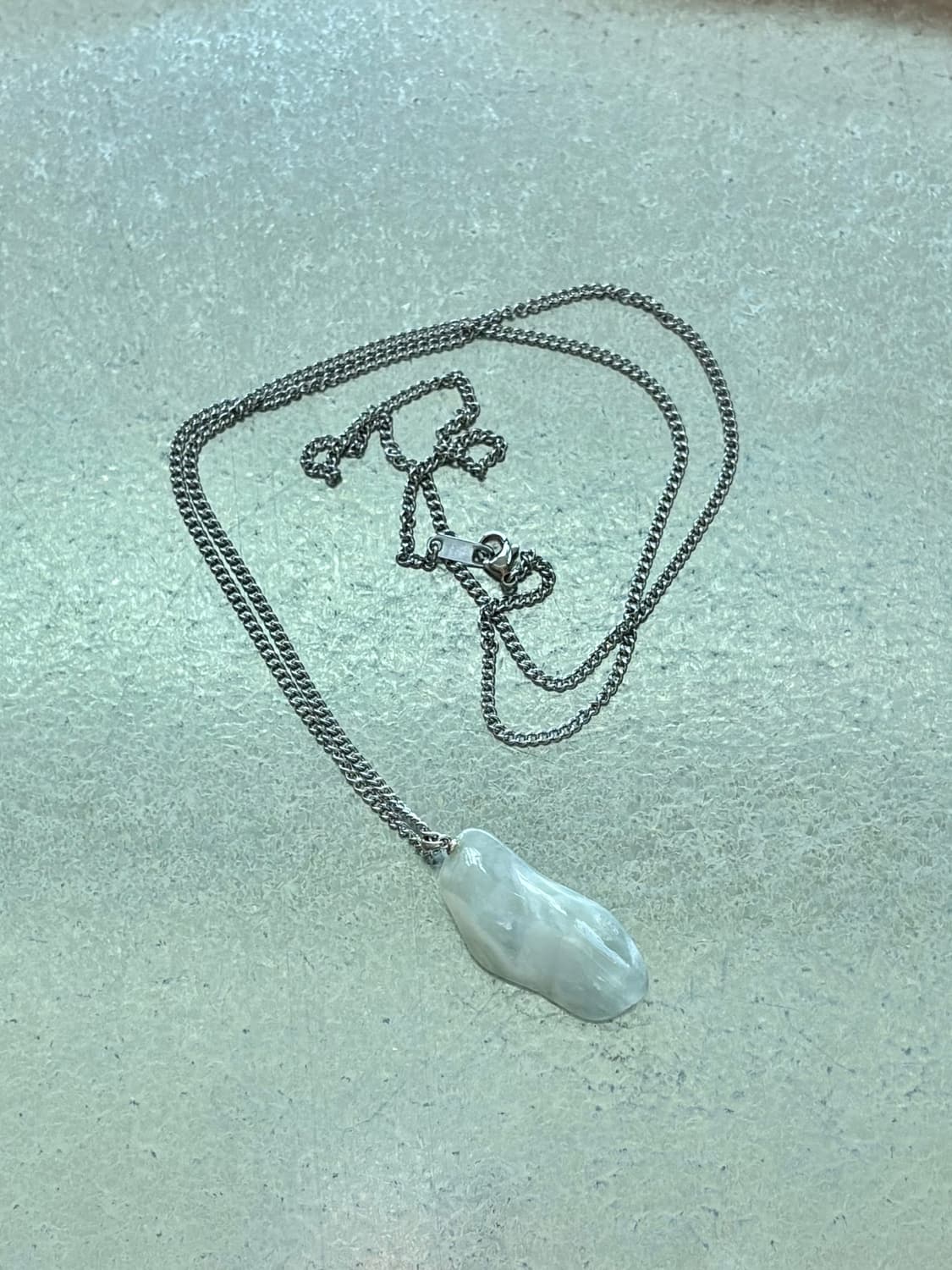 조약돌 실버 목걸이 상품이미지1