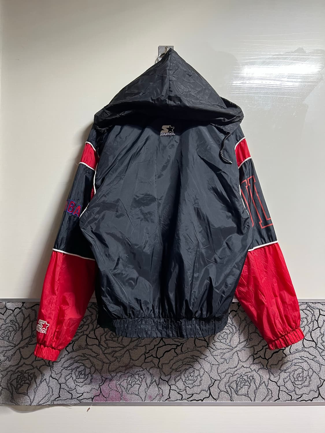 스타터 시카고 불스 바람막이 블랙/레드 상품이미지7