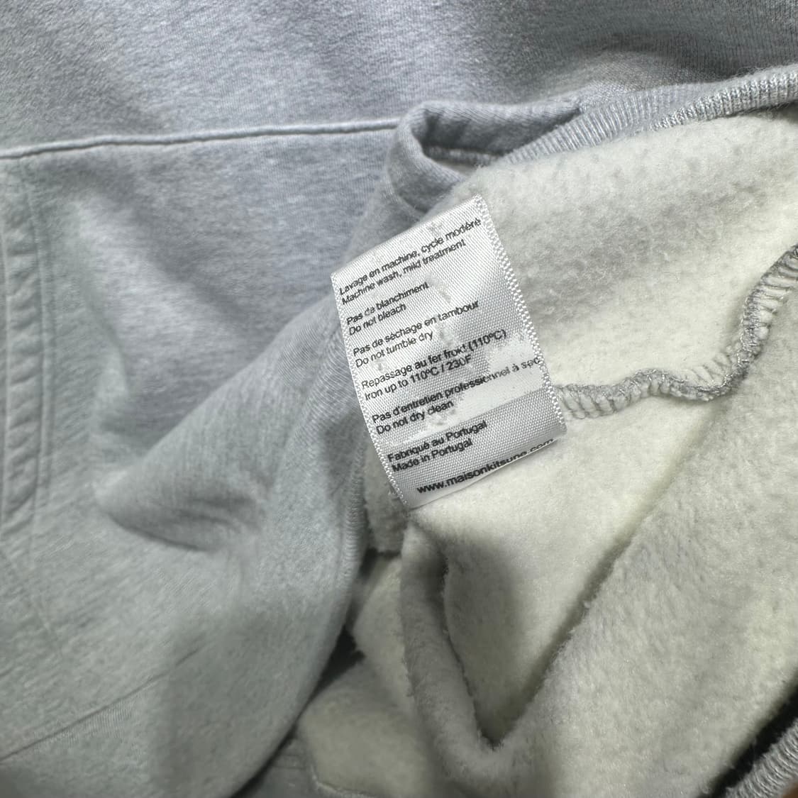 매종키츠네 그레이 후드 판매합니다 상품이미지7