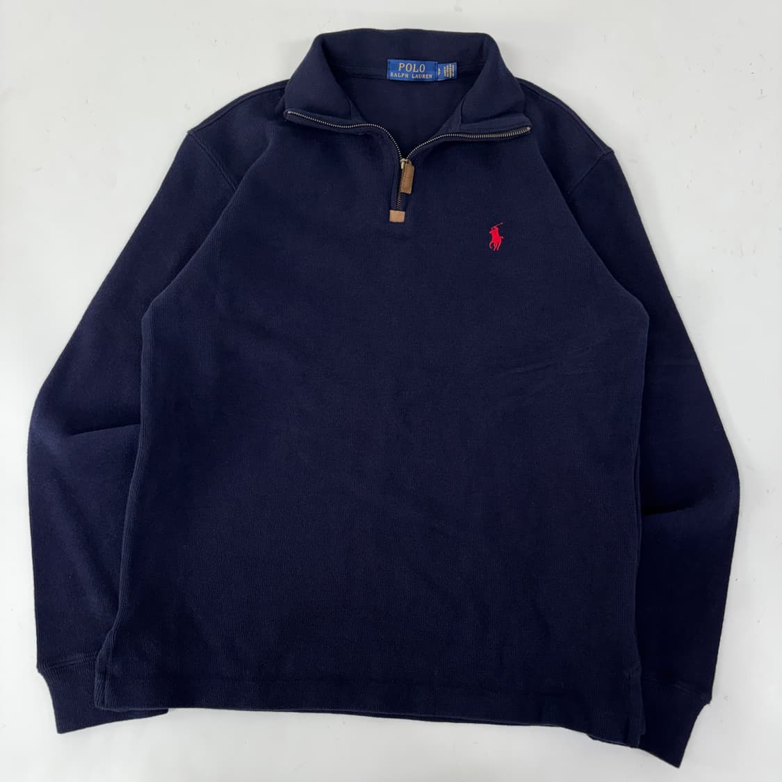 폴로 반집업 니트 상품이미지3