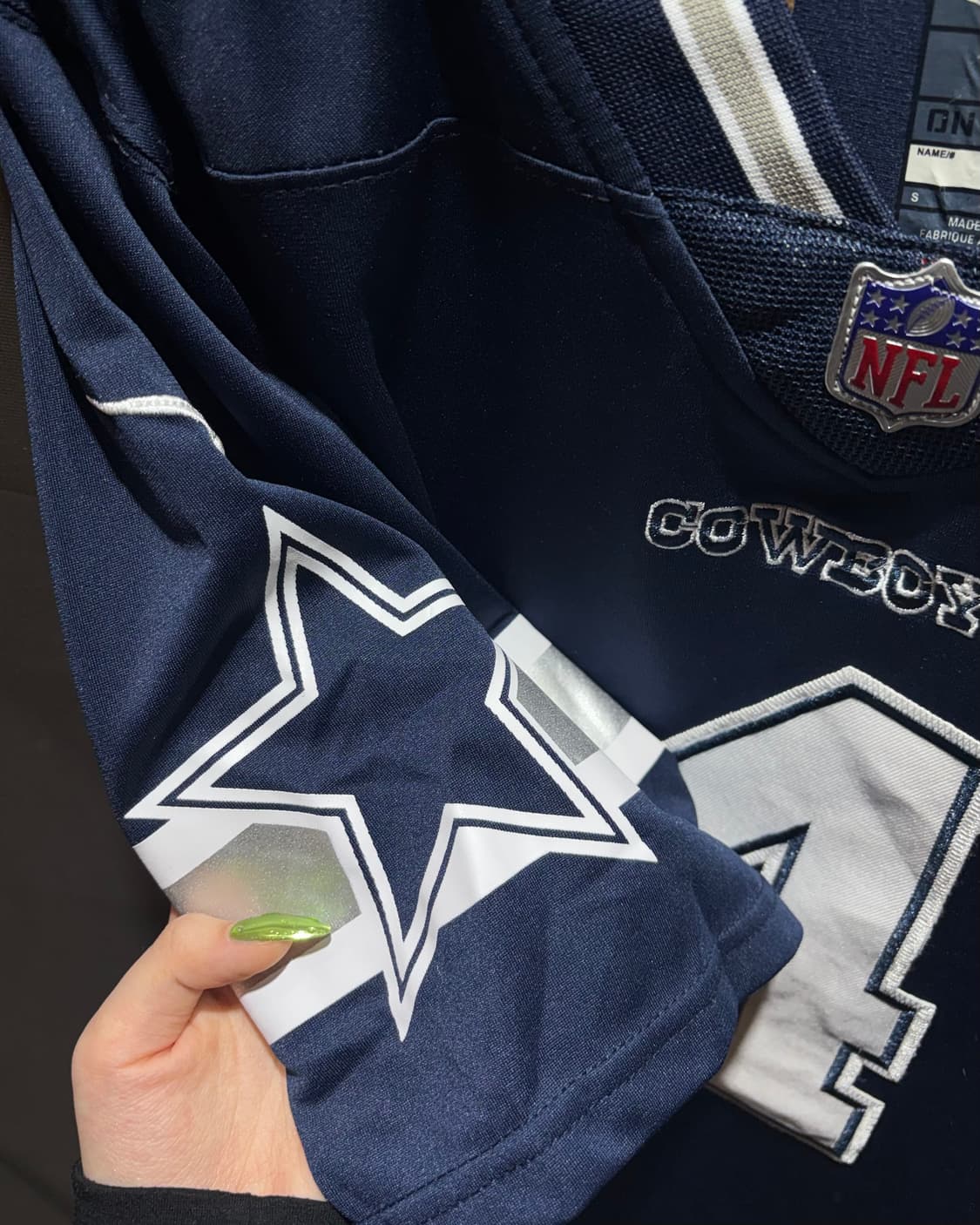 S NFL Prescott 네이비 져지 반팔티 상품이미지7