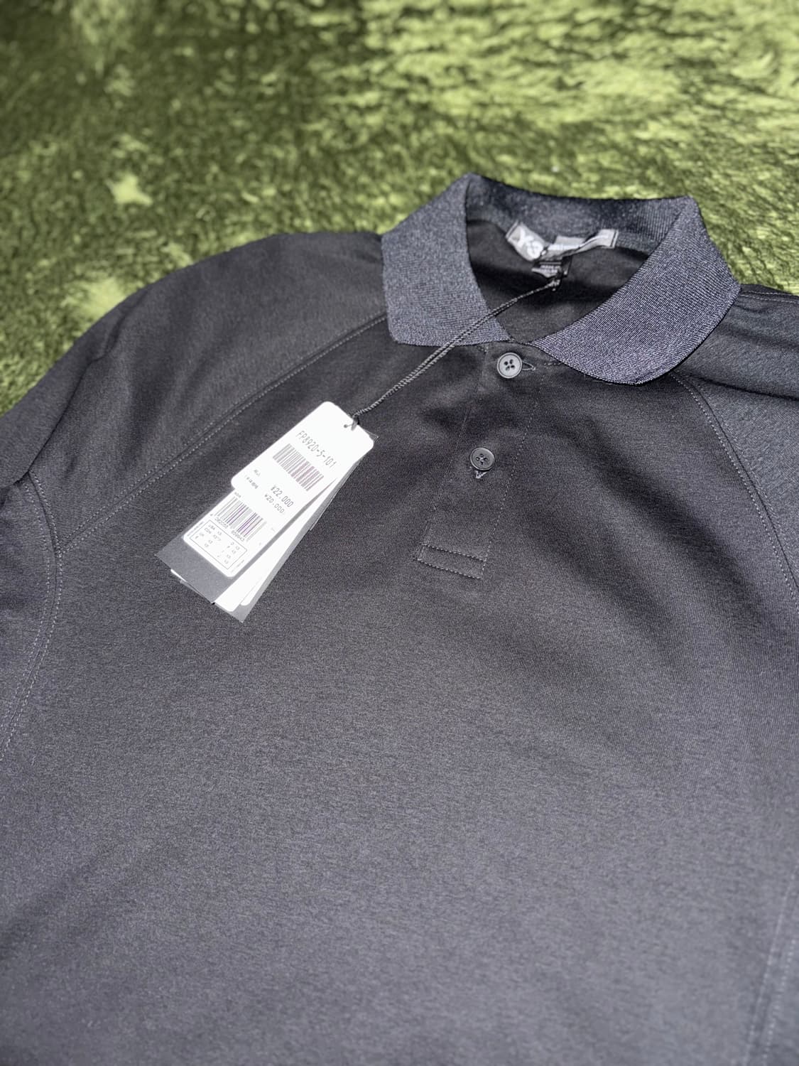 Y-3 요지 야마모토 뉴질랜드 올블랙스 폴로 롱슬리브 블랙 상품이미지2