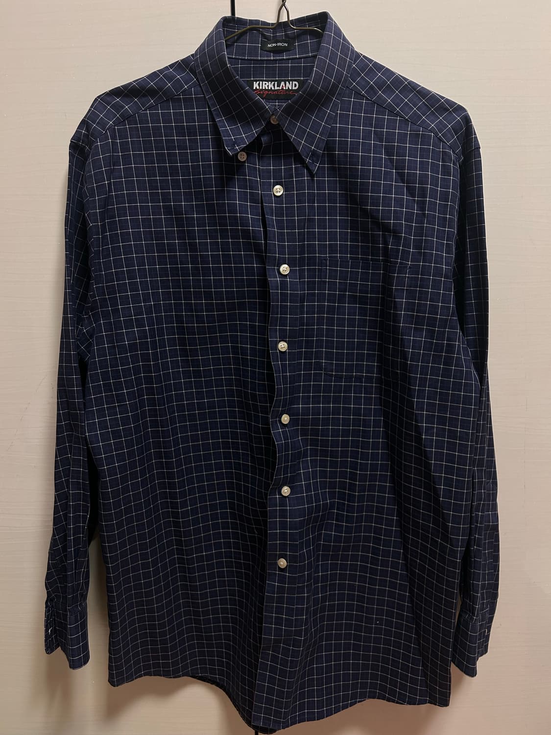 커클랜드 남성 체크 셔츠 남방 / 실측 110 상품이미지1