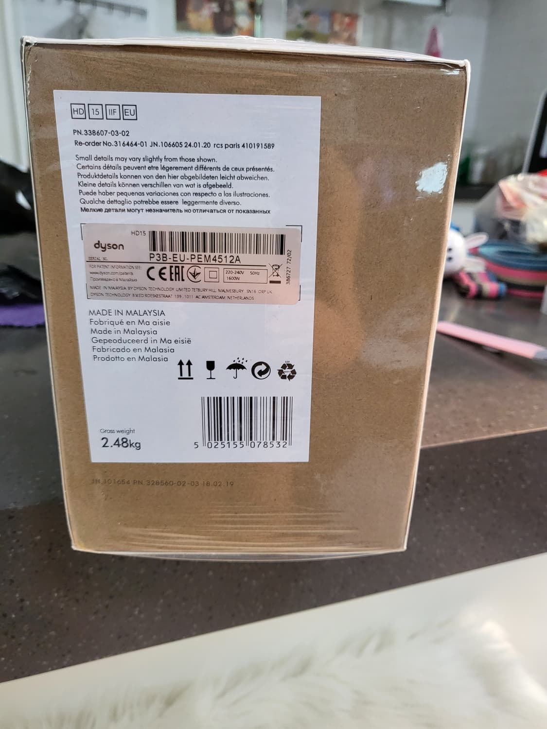 다이슨 슈퍼소닉 HD15 미개봉 풀박스새상품+정품거치대 상품이미지4