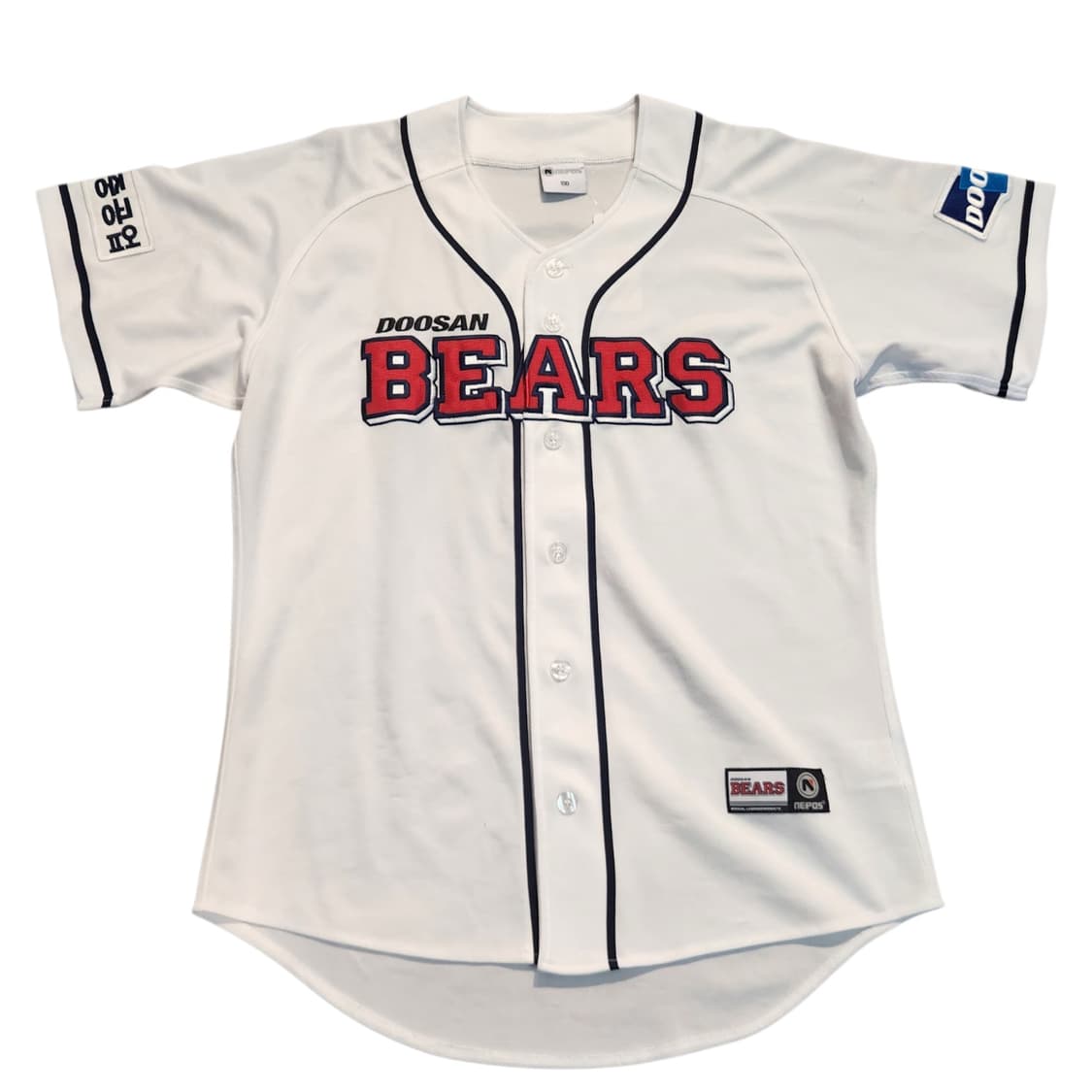 두산베어스 야구 유니폼 화이트 (100) 상품이미지1