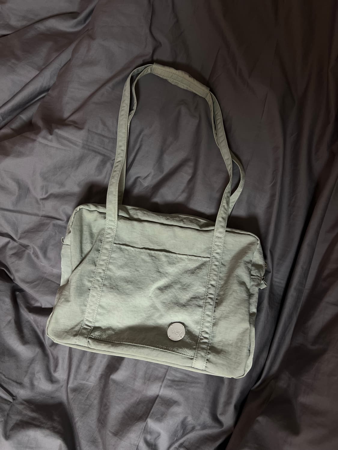 베이(vey) 나일론 백 워터그레이 상품이미지1