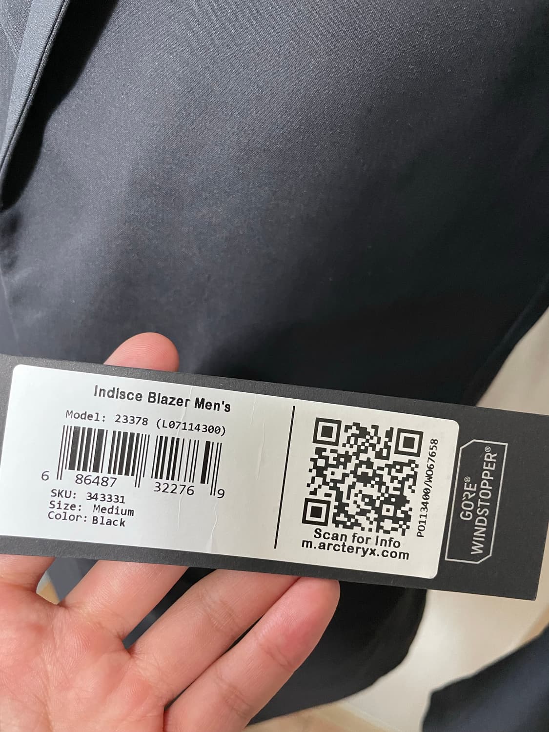 [M]18fw베일런스 인디시 블레이저 블랙 상품이미지3