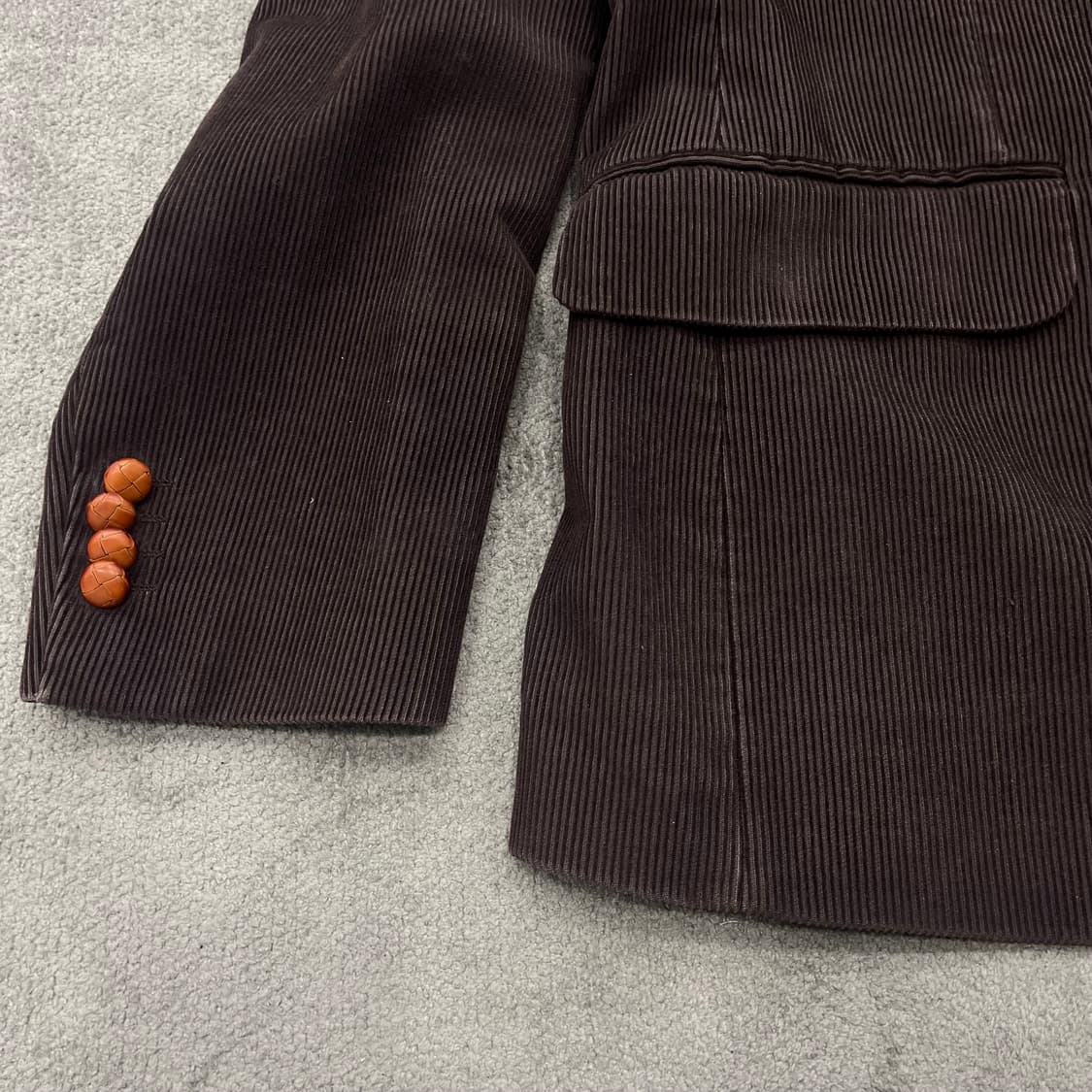 38R 타미힐피거 브라운 코듀로이 자켓 100 상품이미지4