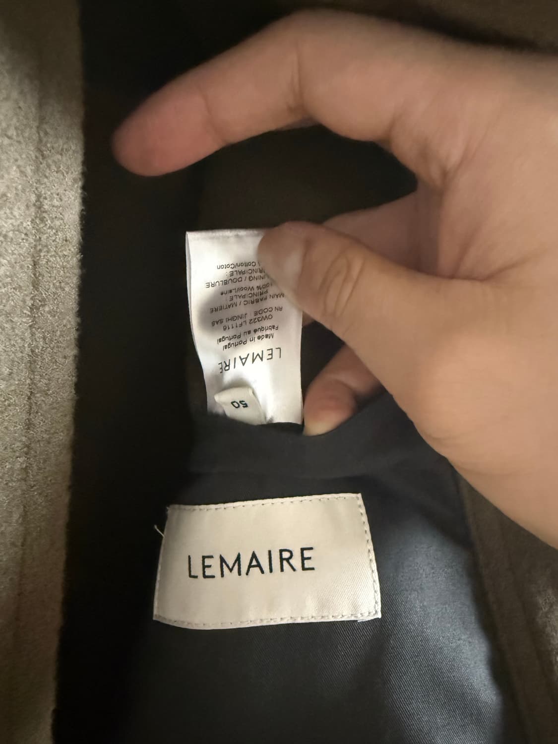 르메르 헌팅자켓 다크 스쿼럴 50사이즈 상품이미지3