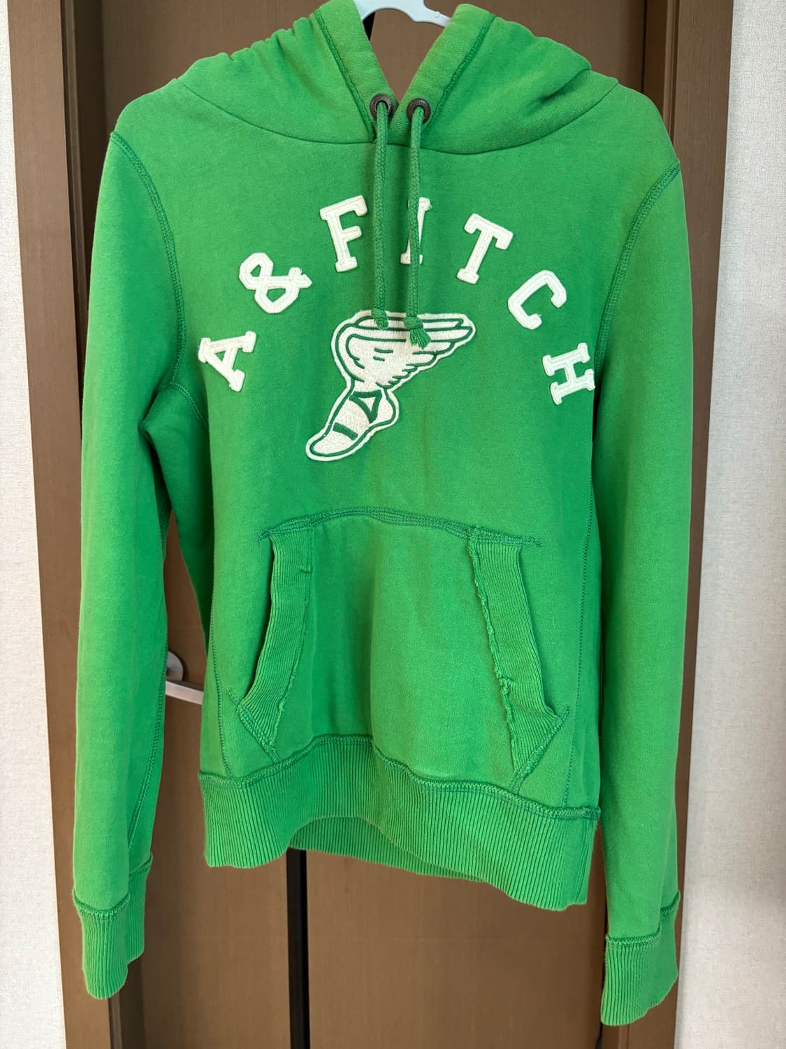 아베크롬비 앤 피치 그린 후드티 S 상품이미지1