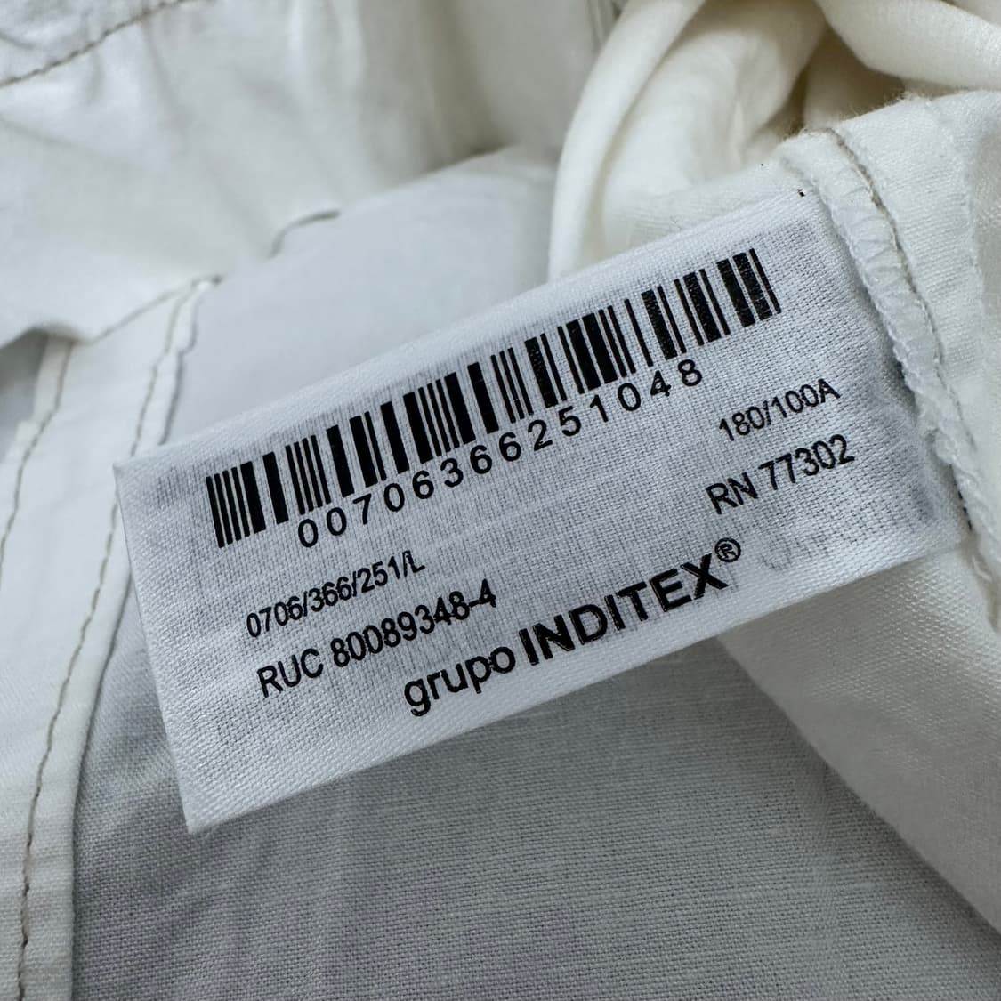 ZARA 자라 데님 반팔 셔츠 자켓 화이트 L 상품이미지7