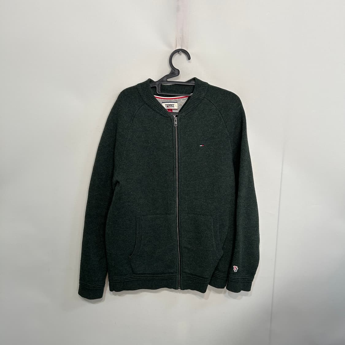 타미힐피거 진스 남성 니트 풀집업 L 상품이미지1