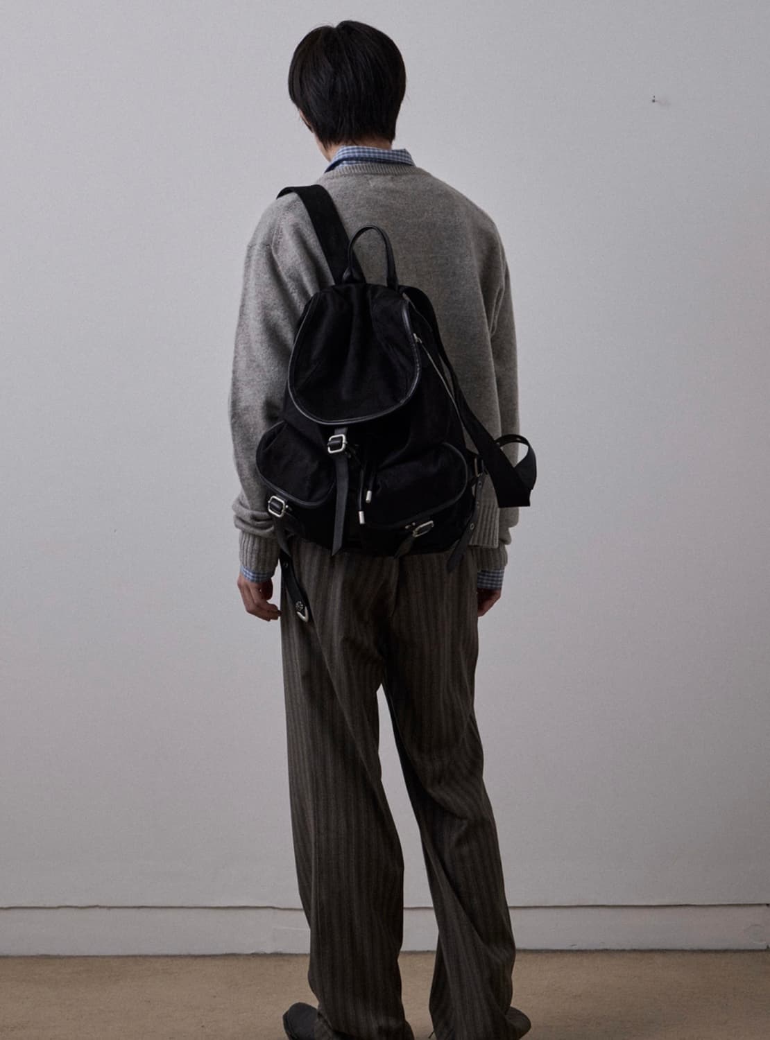 르아브 앨버트 스웨이드 럭색 블랙 상품이미지2