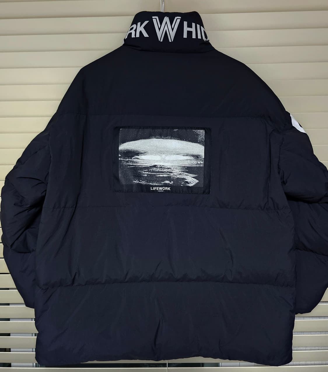 라이프워크 덕다운 푸퍼 패딩 블랙 L(100~105) 상품이미지2