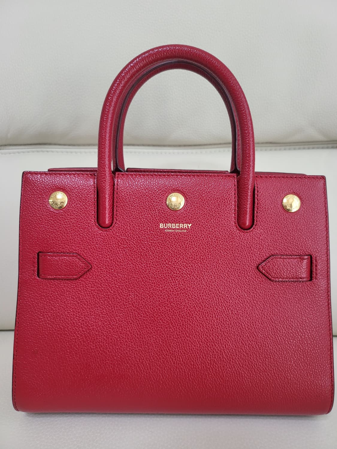 버버리 베이비 타이틀 핸들백 정품 상품이미지2