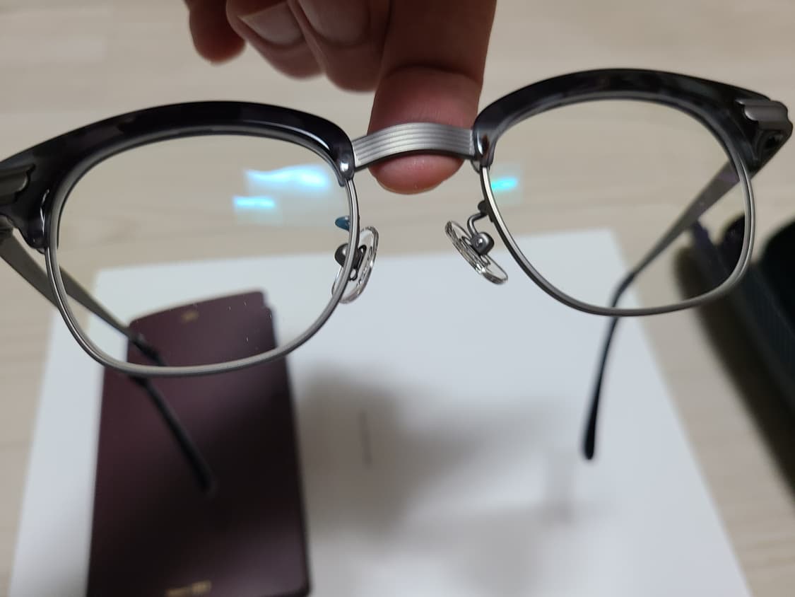 하쿠산 안경 LINDY ARM 린디암 (Gray Havana/Titan) 상품이미지4