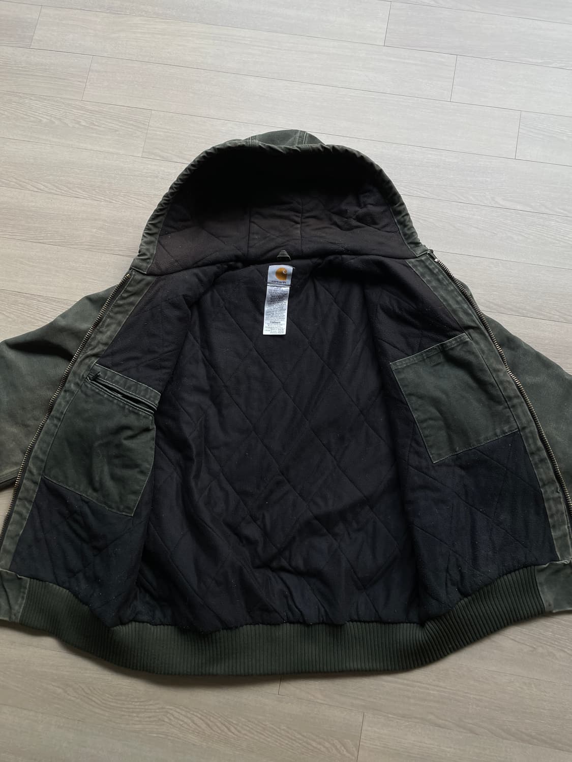 칼하트 j130 mos 모스 액티브 샌드스톤 상품이미지8