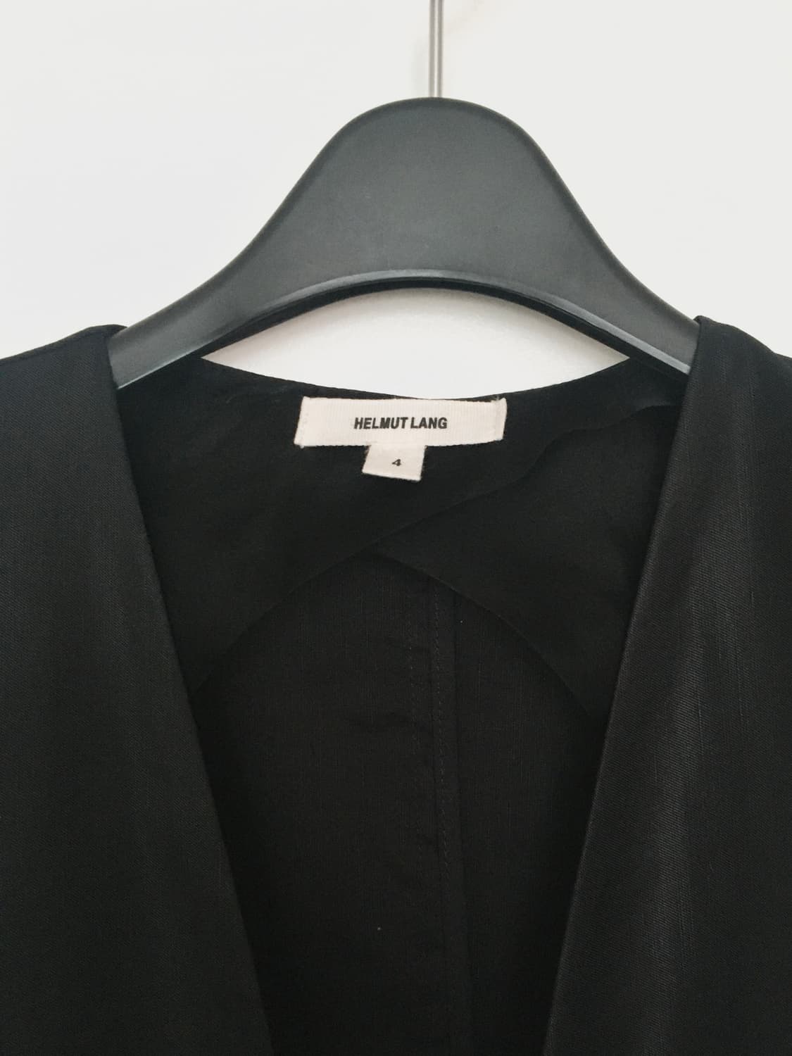 Helmut Lang linen-silk colla open blazer 상품이미지2