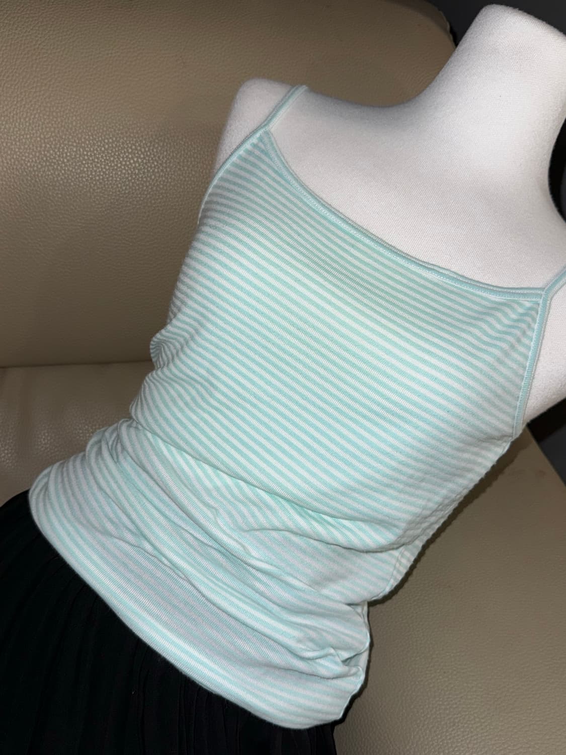 stripe pattern sleeveless 상품이미지3