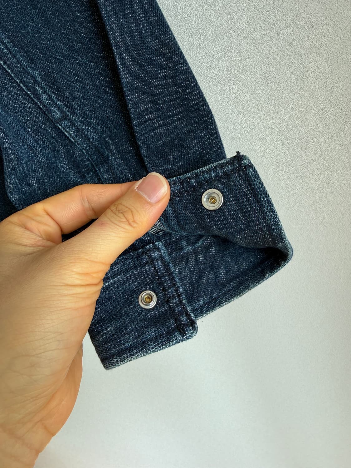 H&M 데님 집업셔츠 자켓 상품이미지4