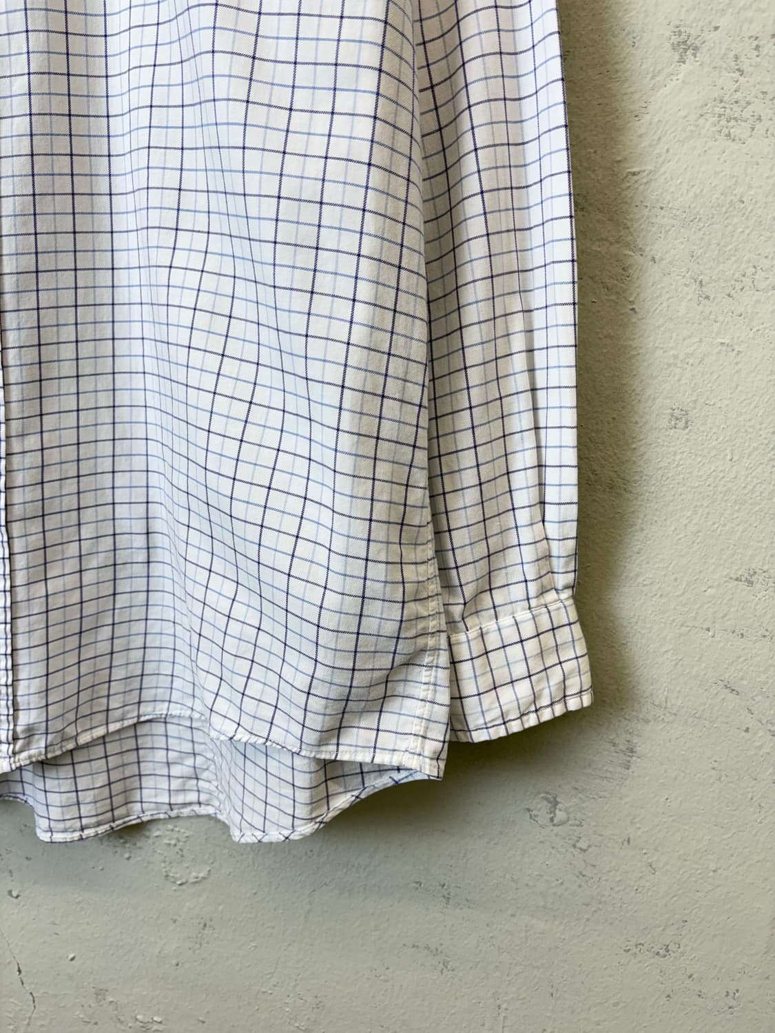 폴로랄프로렌 빈티지 야머스핏 체크 셔츠 화이트 상품이미지3