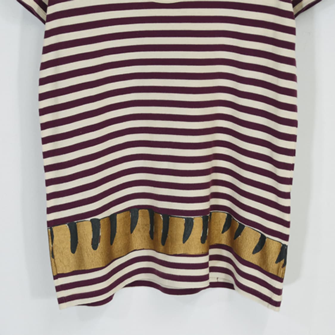 Tsumori Chisato 스트라이프캣프린트티셔츠 상품이미지4