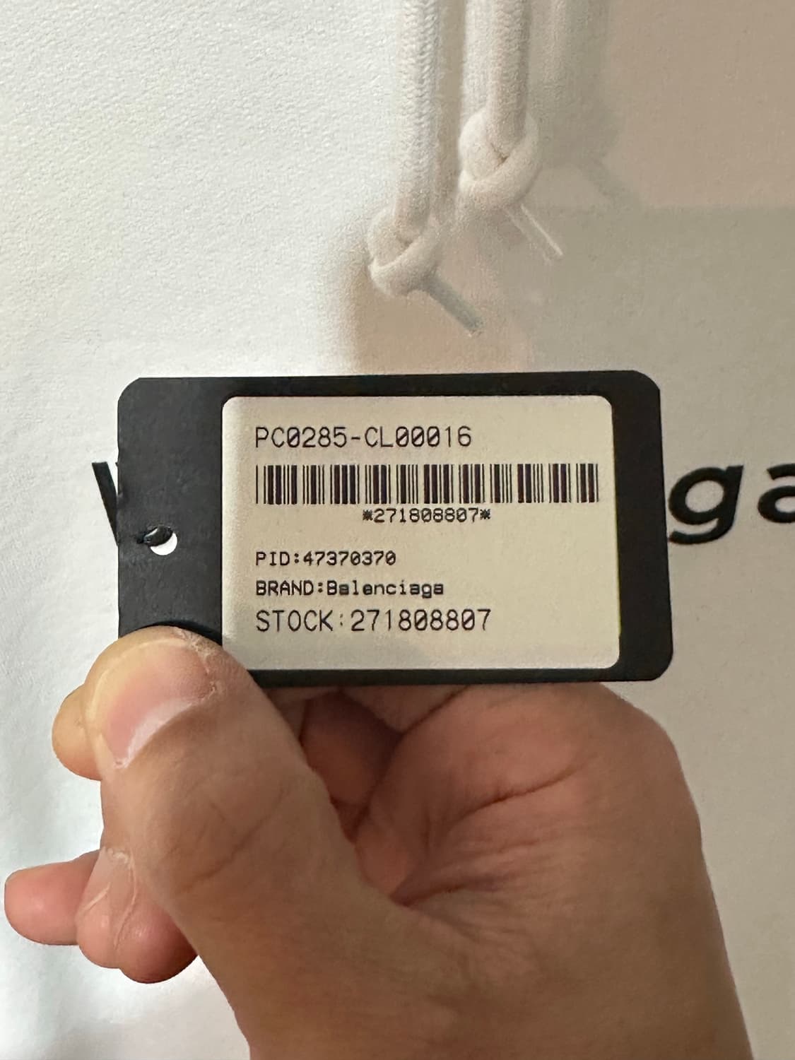 발렌시아가 뉴 카피라이트 미디엄 핏 후드 상품이미지5