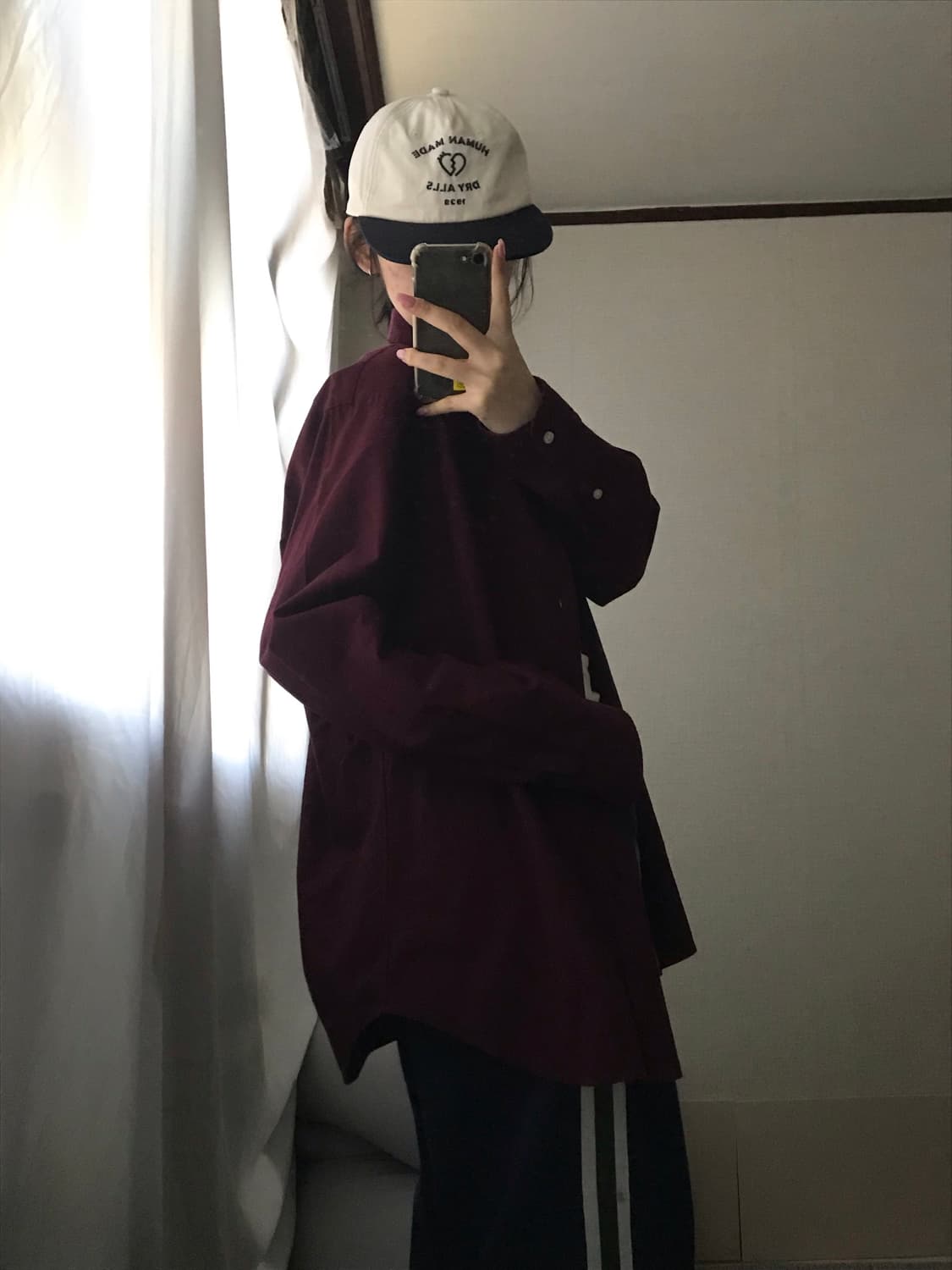 폴로 버건디 셔츠 상품이미지5