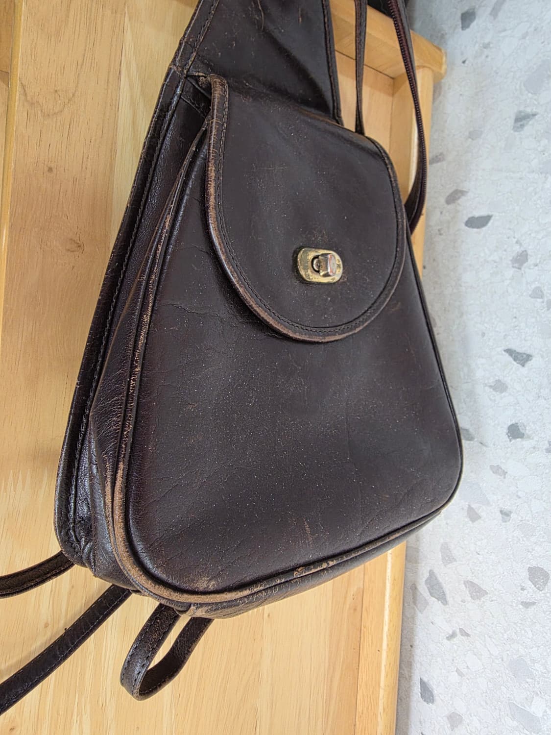 벨기에 벼룩시장 2way 크로스&백팩 상품이미지2