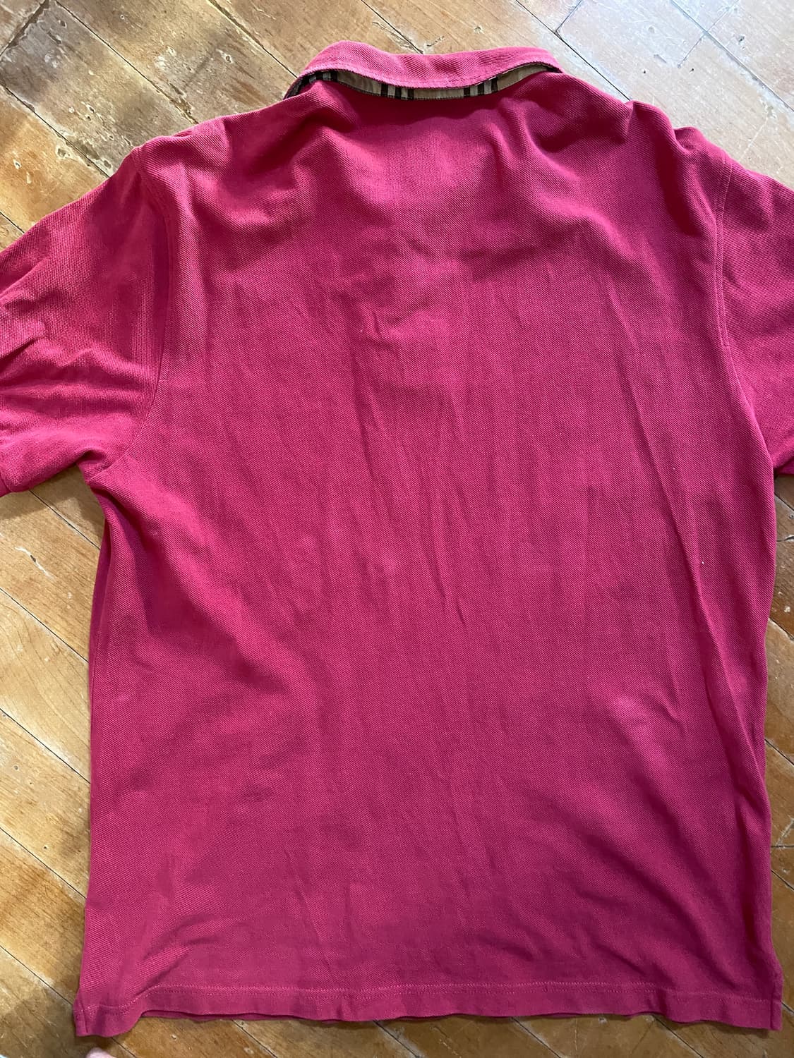 버버리 체크 카라티 XL (105) 상품이미지5