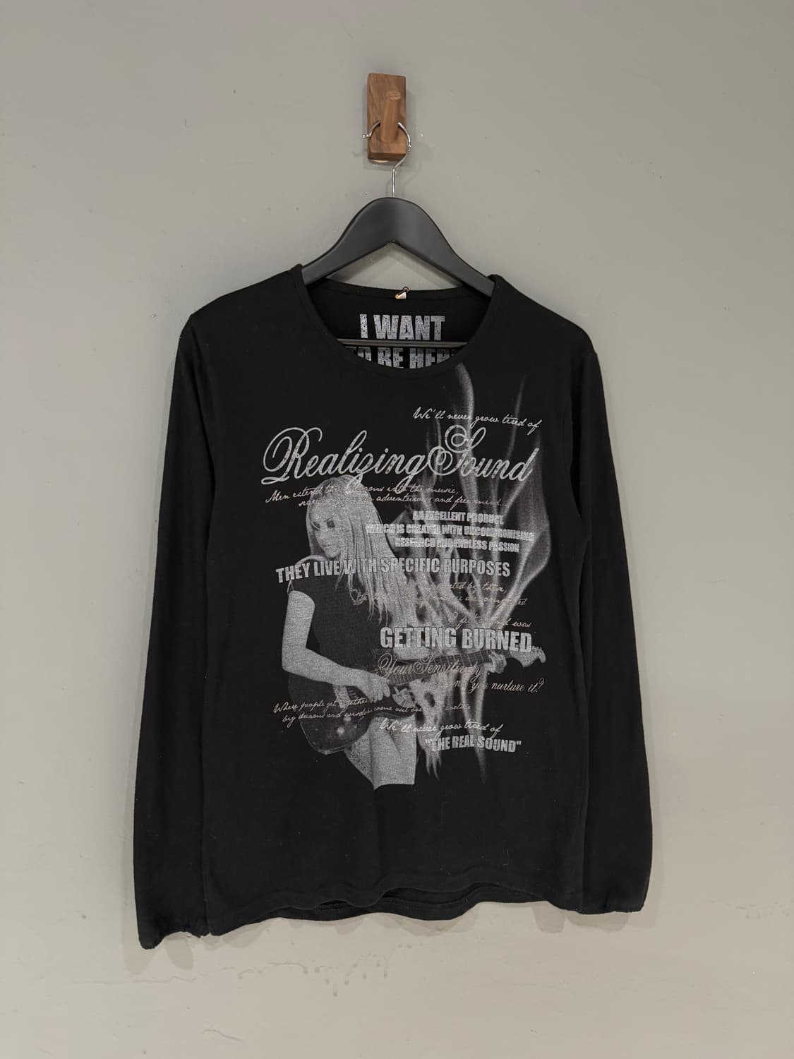 Rockstar girl printing long sleeve 상품이미지5