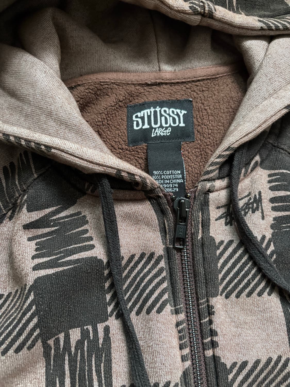 00s STUSSY PEACE AND PROSPERITY ZIP UP 상품이미지3