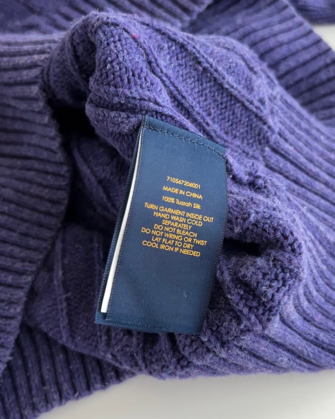 폴로 랄프로렌 실크 케이블 니트 스웨터 M 상품이미지5