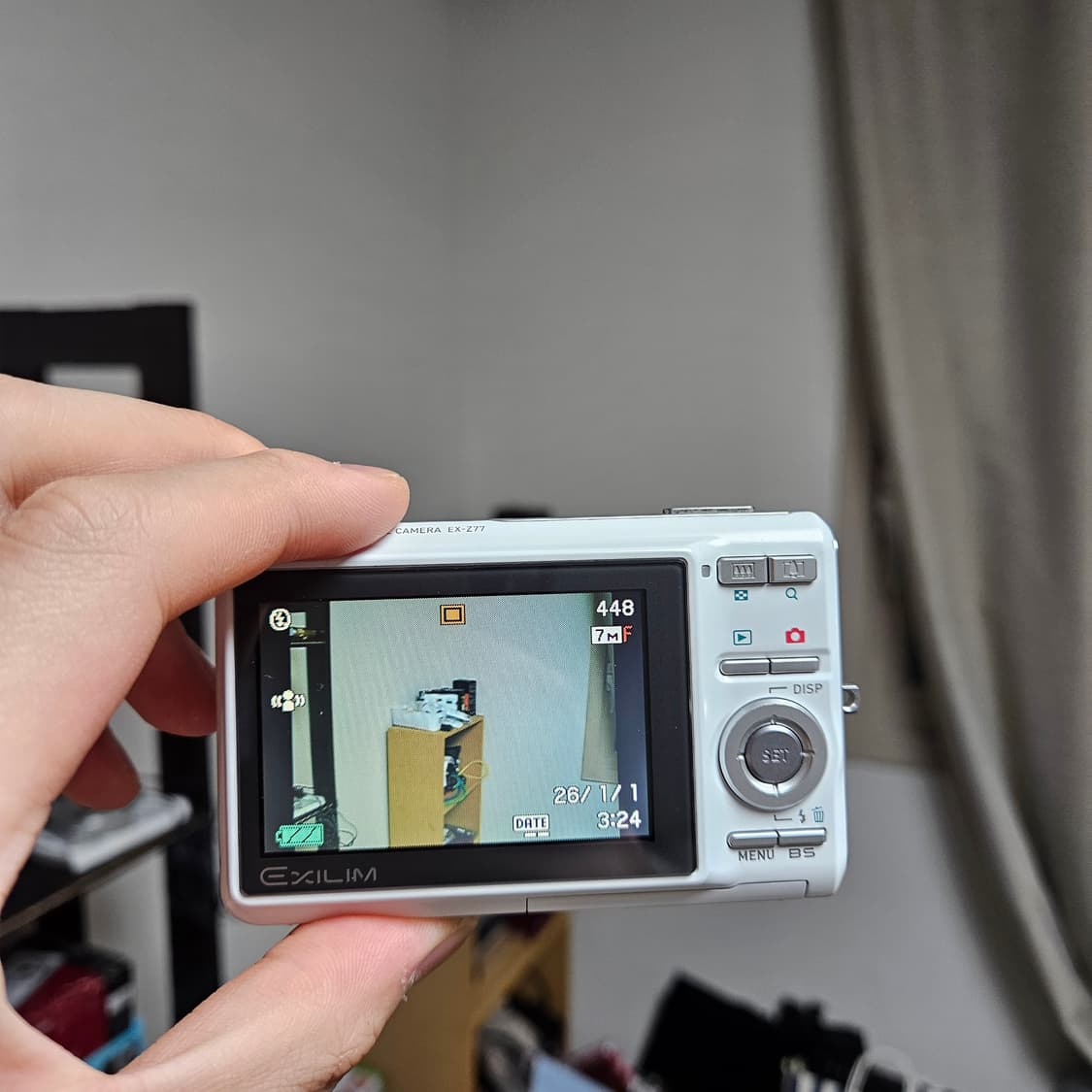 [박스셋] 카시오 엑슬림 EX-Z77 화이트 디카 디지털카메라 상품이미지2