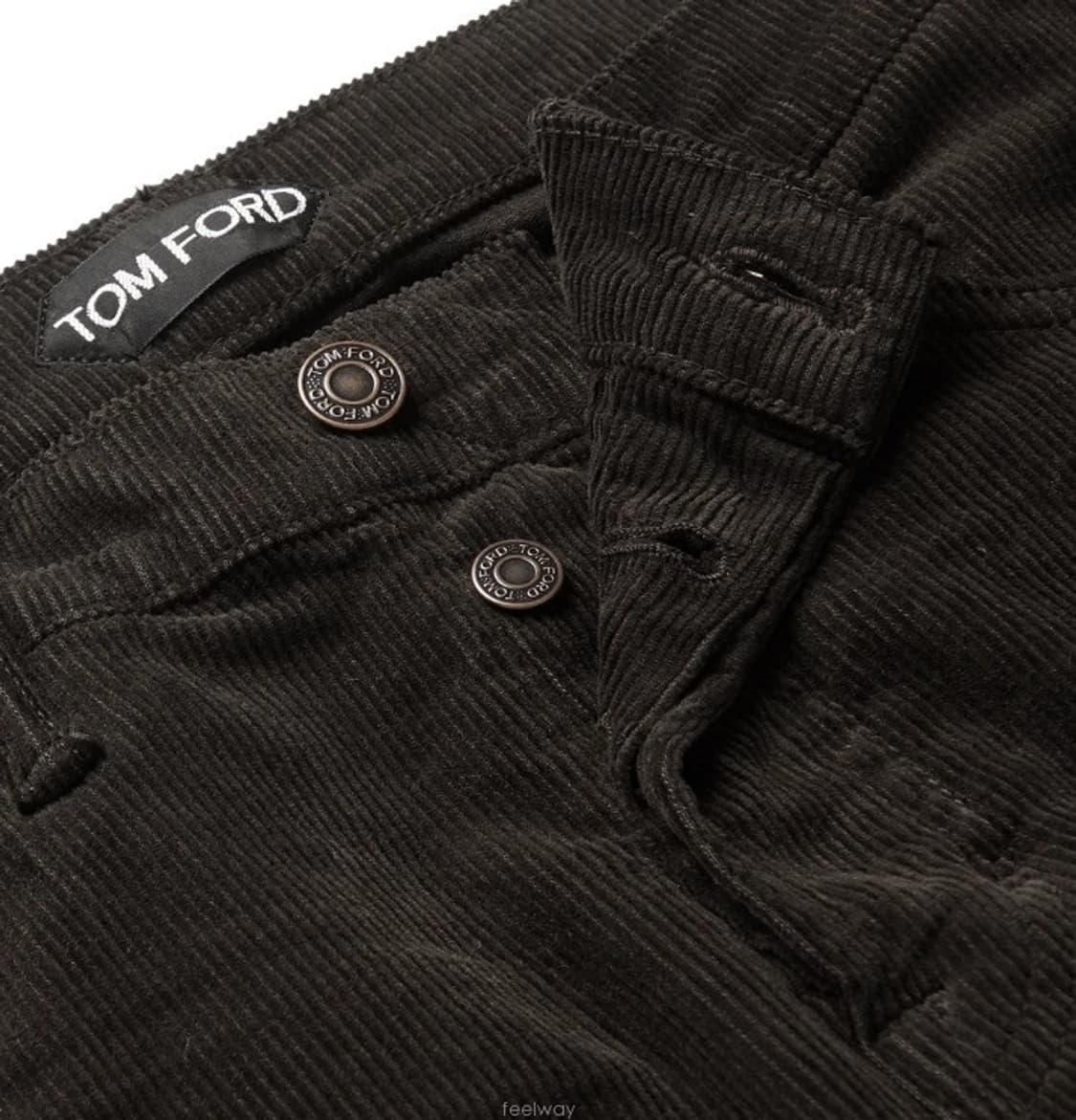 톰포드 백 로고 패치 코듀로이 슬림핏 팬츠(새상품) 상품이미지3