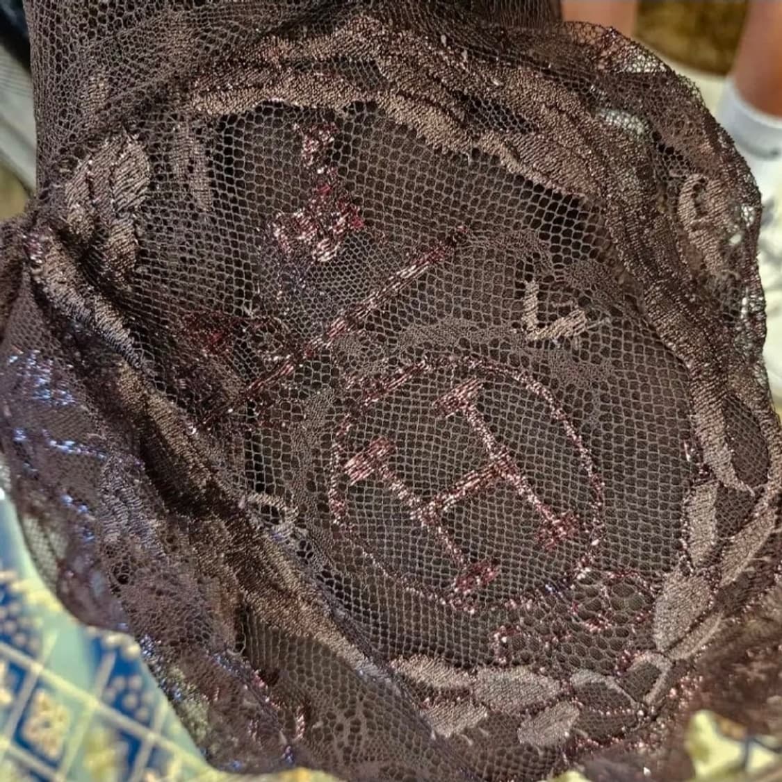 에르메스 시그니쳐로고 시스루 롱 스커트 상품이미지4